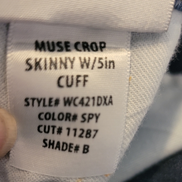 Hudson Jeans Women's Skinny Jeans - Dark Blue - Picture 8 of 8